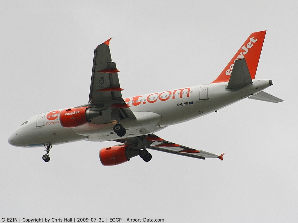 G-EZIN, 2005 Airbus A319-111 C/N 2503, Easyjet