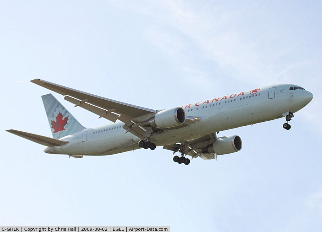 C-GHLK, 1992 Boeing 767-35H C/N 26388, Air Canada