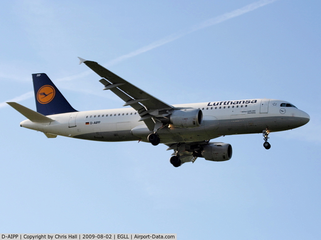 D-AIPP, 1990 Airbus A320-211 C/N 110, Lufthansa