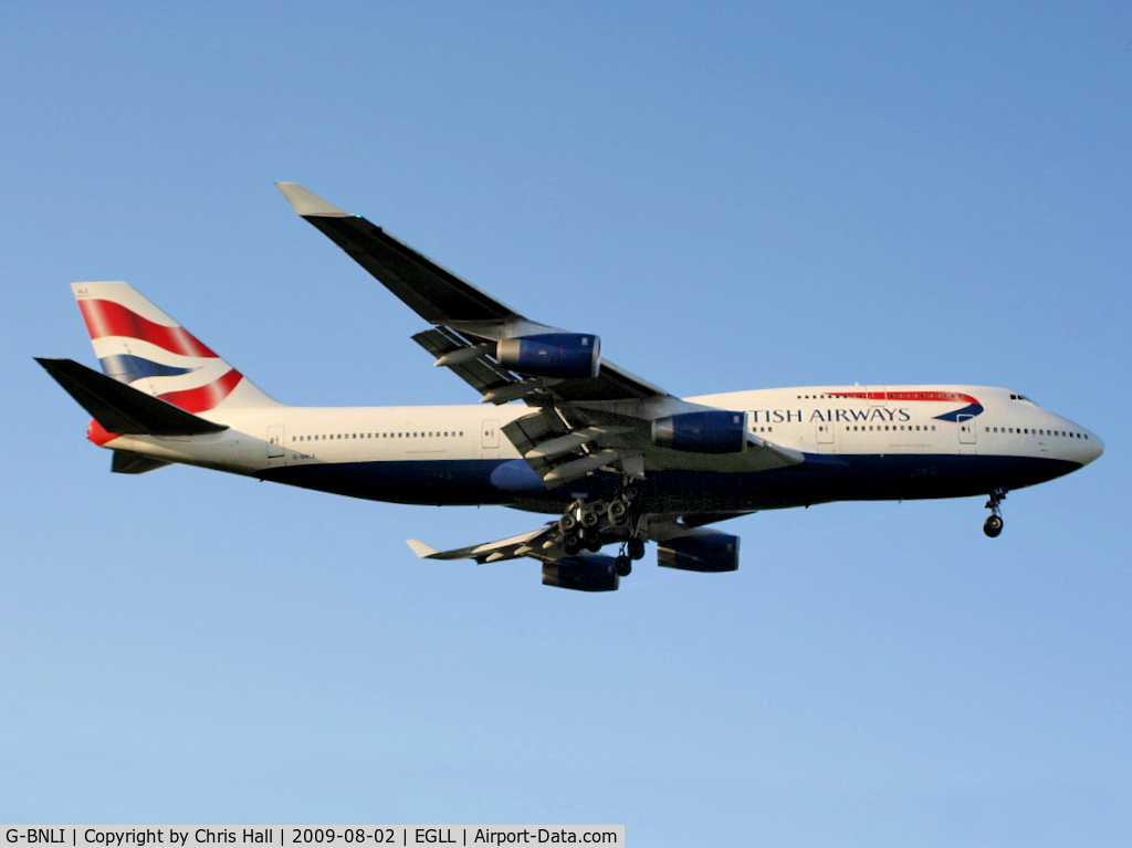 G-BNLI, 1990 Boeing 747-436 C/N 24051, British Airways