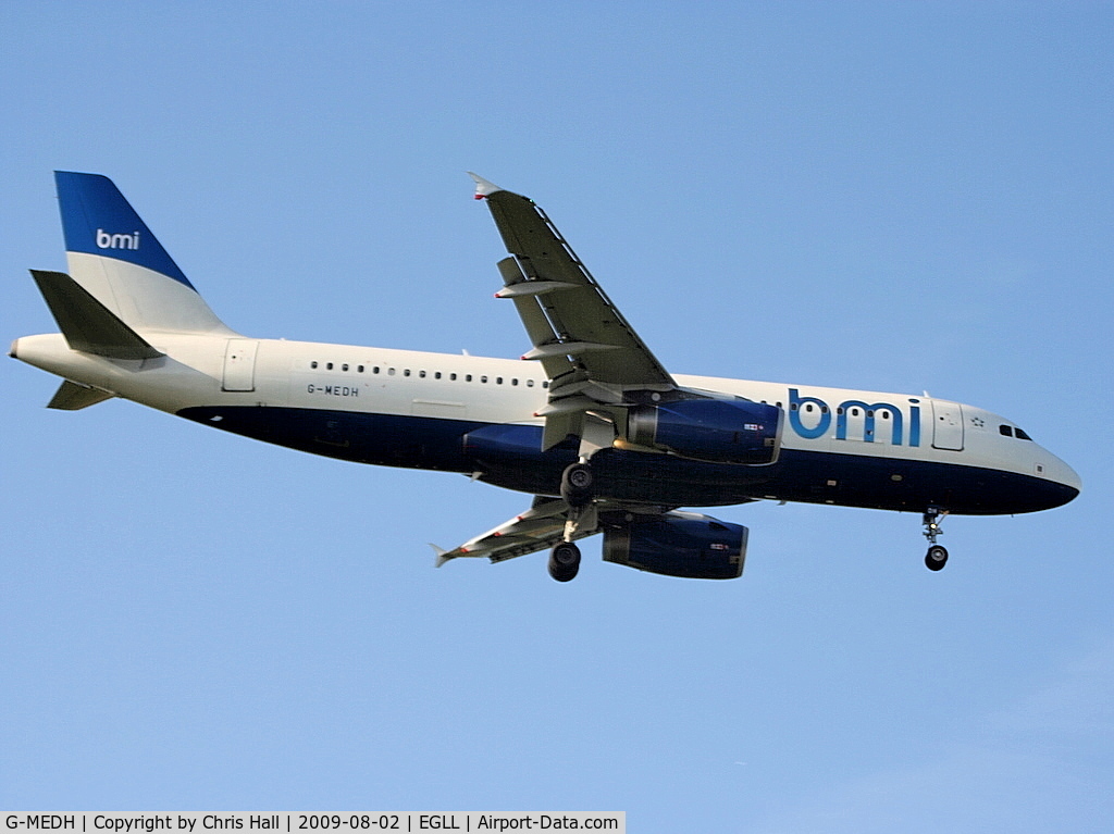 G-MEDH, 2003 Airbus A320-232 C/N 1922, BMI