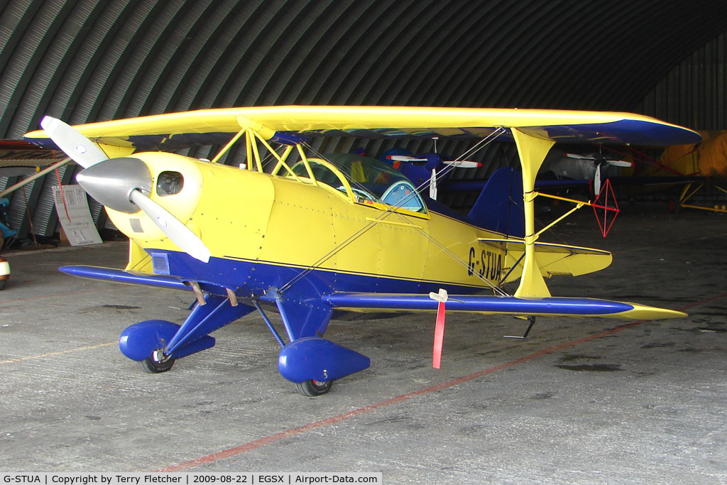 G-STUA, 1978 Aerotek Pitts S-2A Special C/N 2164, Pitts S-2A at North Weald