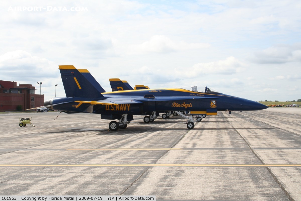 161963, McDonnell Douglas F/A-18A Hornet C/N 0178, Blue Angels F-18A