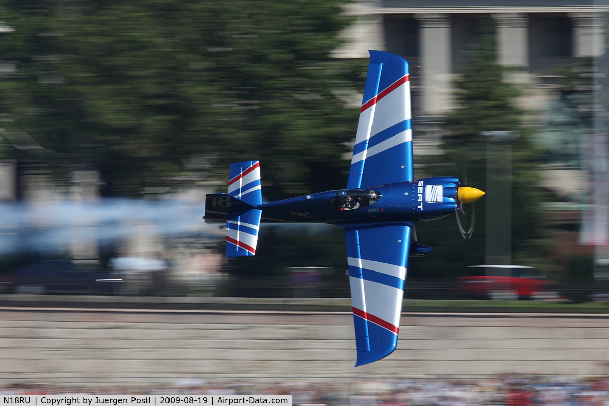 N18RU, MX Aircraft MXS C/N 5, Red Bull Air Race Budapest 2009 - Sergey Rakhmanin