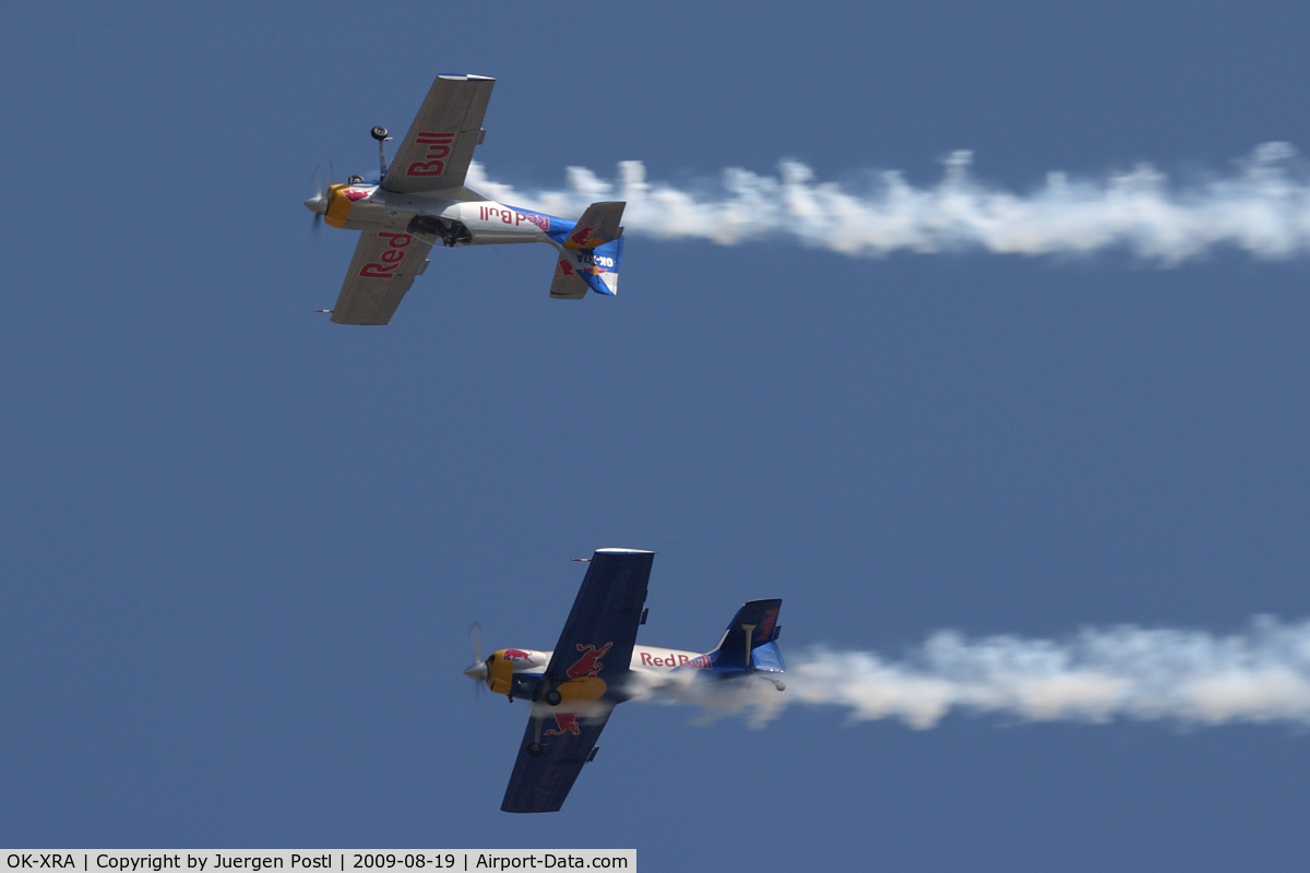OK-XRA, Zlin Z-50LX C/N 0071, Red Bull Air Race Budapest 2009 - Zlin Z-50LX Aerobatics Team