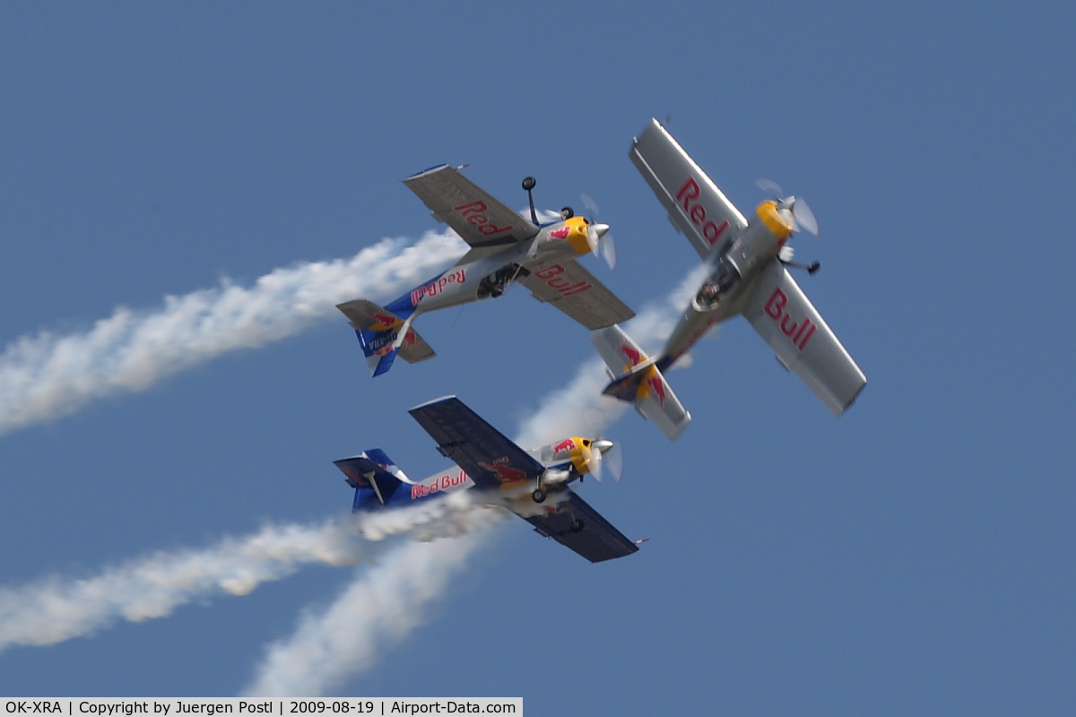 OK-XRA, Zlin Z-50LX C/N 0071, Red Bull Air Race Budapest 2009 - Zlin Z-50LX Aerobatics Team
