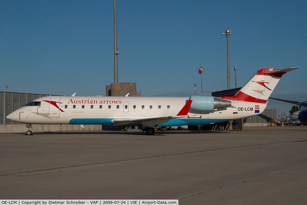 OE-LCM, 1997 Canadair CRJ-200LR (CL-600-2B19) C/N 7205, Austrian Arrows Regionaljet