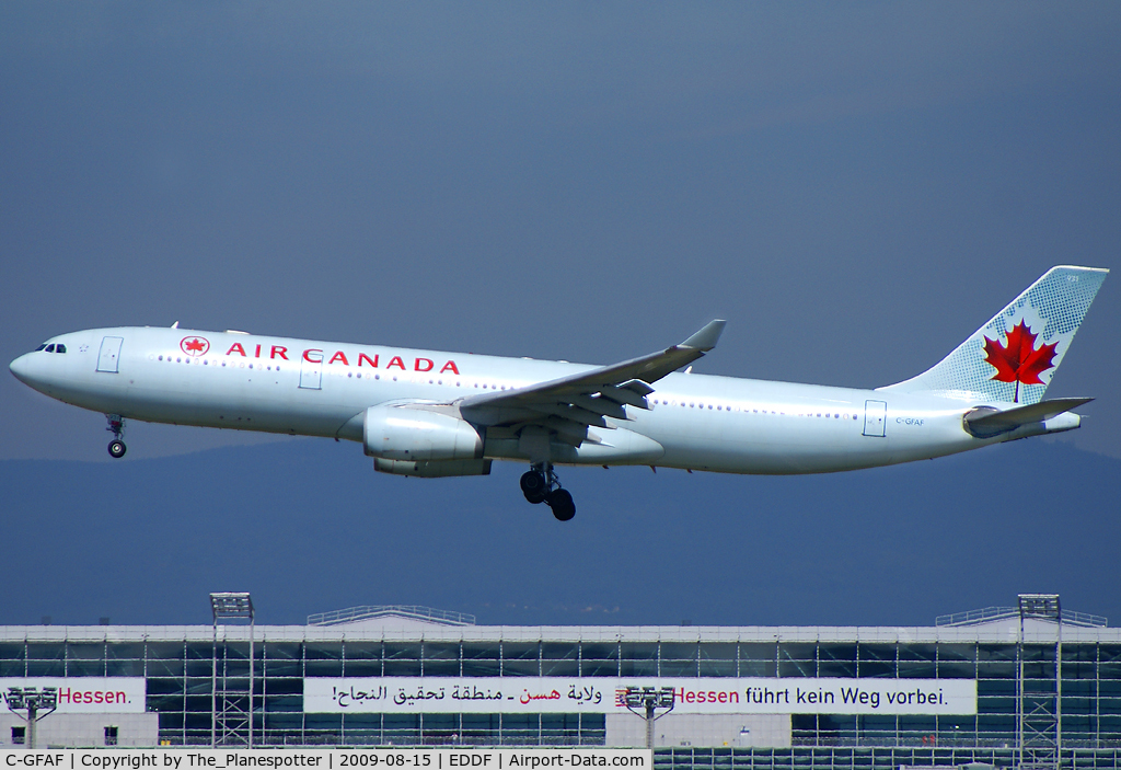 C-GFAF, 1999 Airbus A330-343 C/N 0277, It took a little time to get used to the New Air Canada Colours but now they look good in my Eyes.