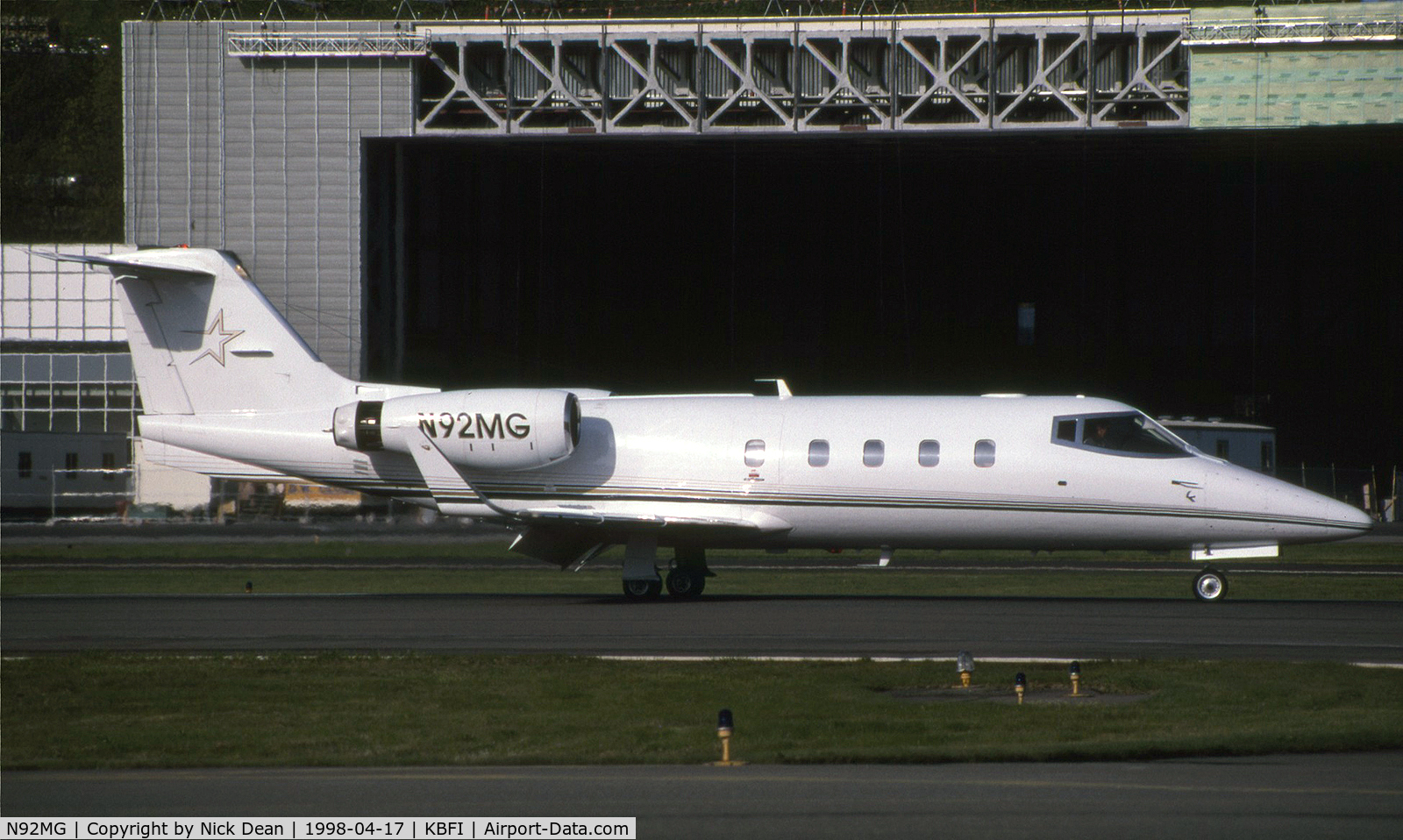 N92MG, 1982 Gates Learjet 55 C/N 025, KBFI