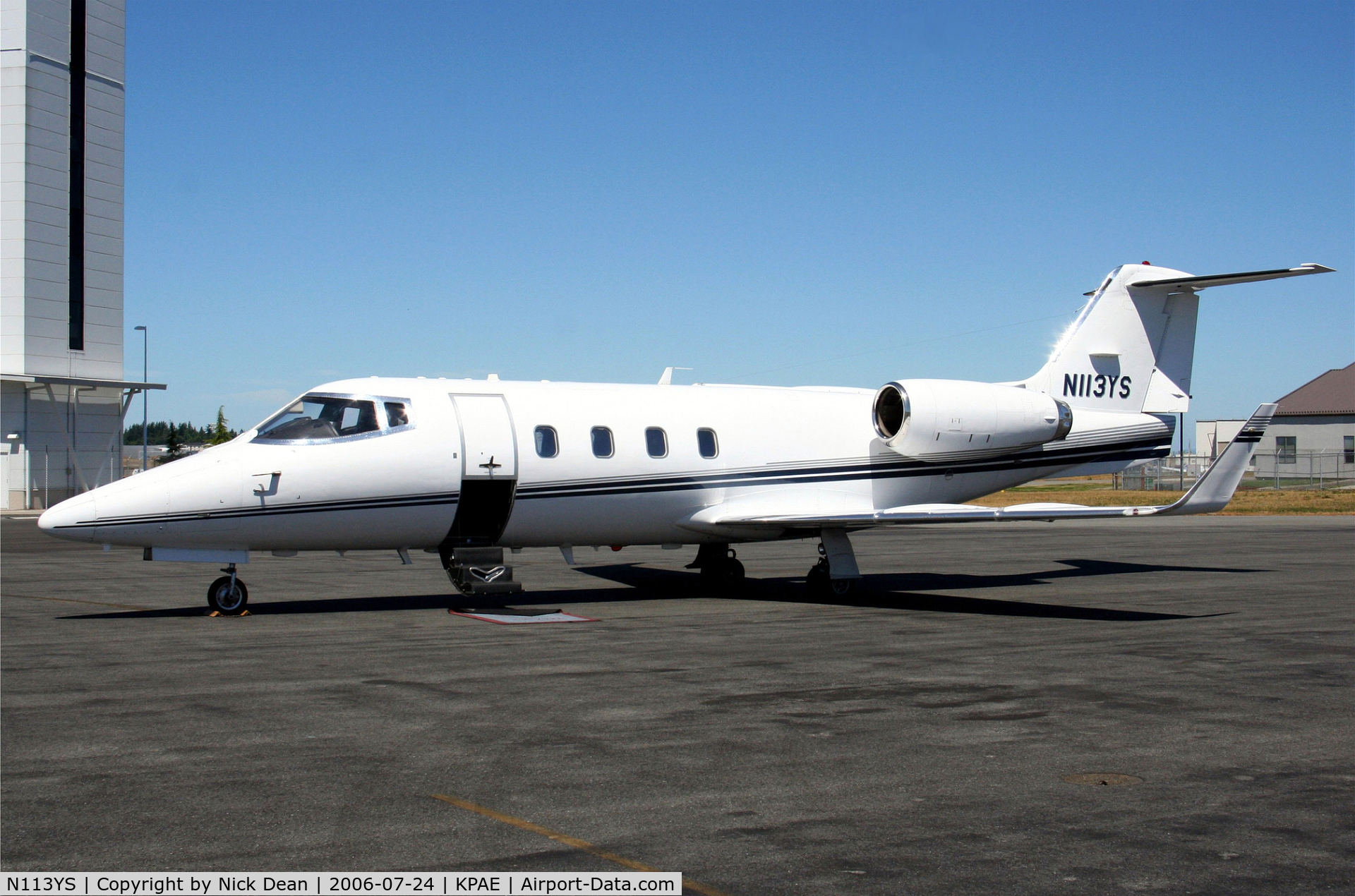 N113YS, 1982 Gates Learjet 55 C/N 071, KPAE