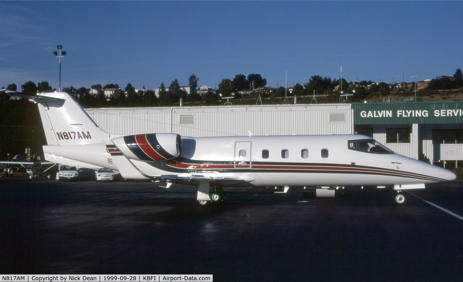 N817AM, 1982 Gates Learjet 55 C/N 069, KBFI