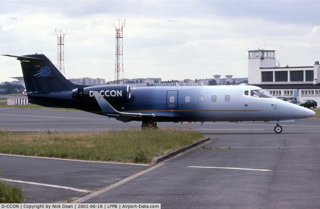 D-CCON, 1984 Learjet 55 C/N 55-098, LFPB Paris Le Bourget
