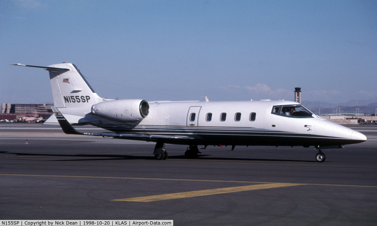 N155SP, 1989 Gates Learjet 55C C/N 55C-137, KLAS