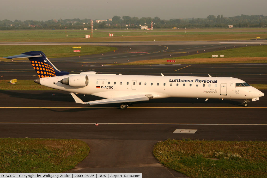 D-ACSC, Canadair CRJ-700 (CL-600-2C10) Regional Jet C/N 10039, visitor