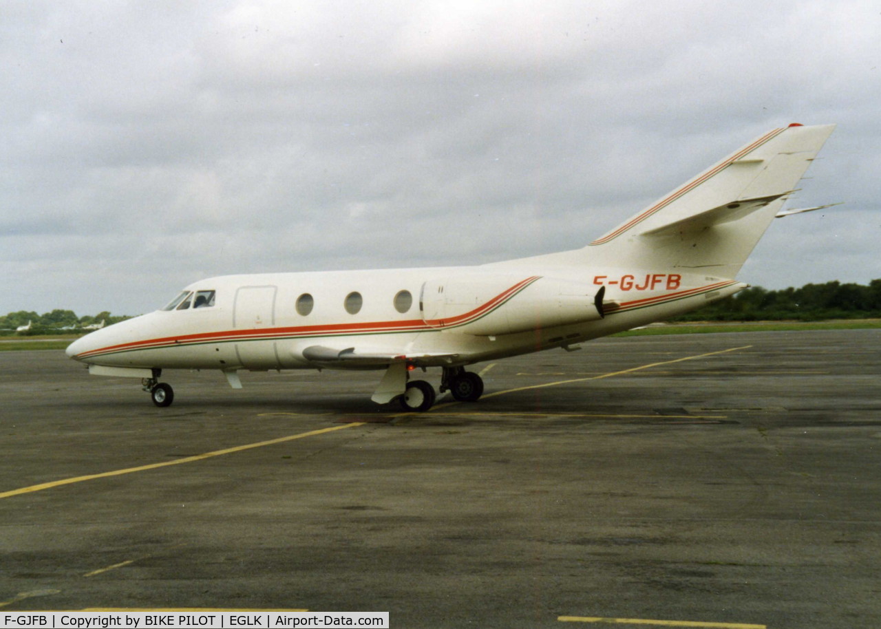 F-GJFB, 1980 Dassault Falcon 10 C/N 166, SEPTEMBER 1992