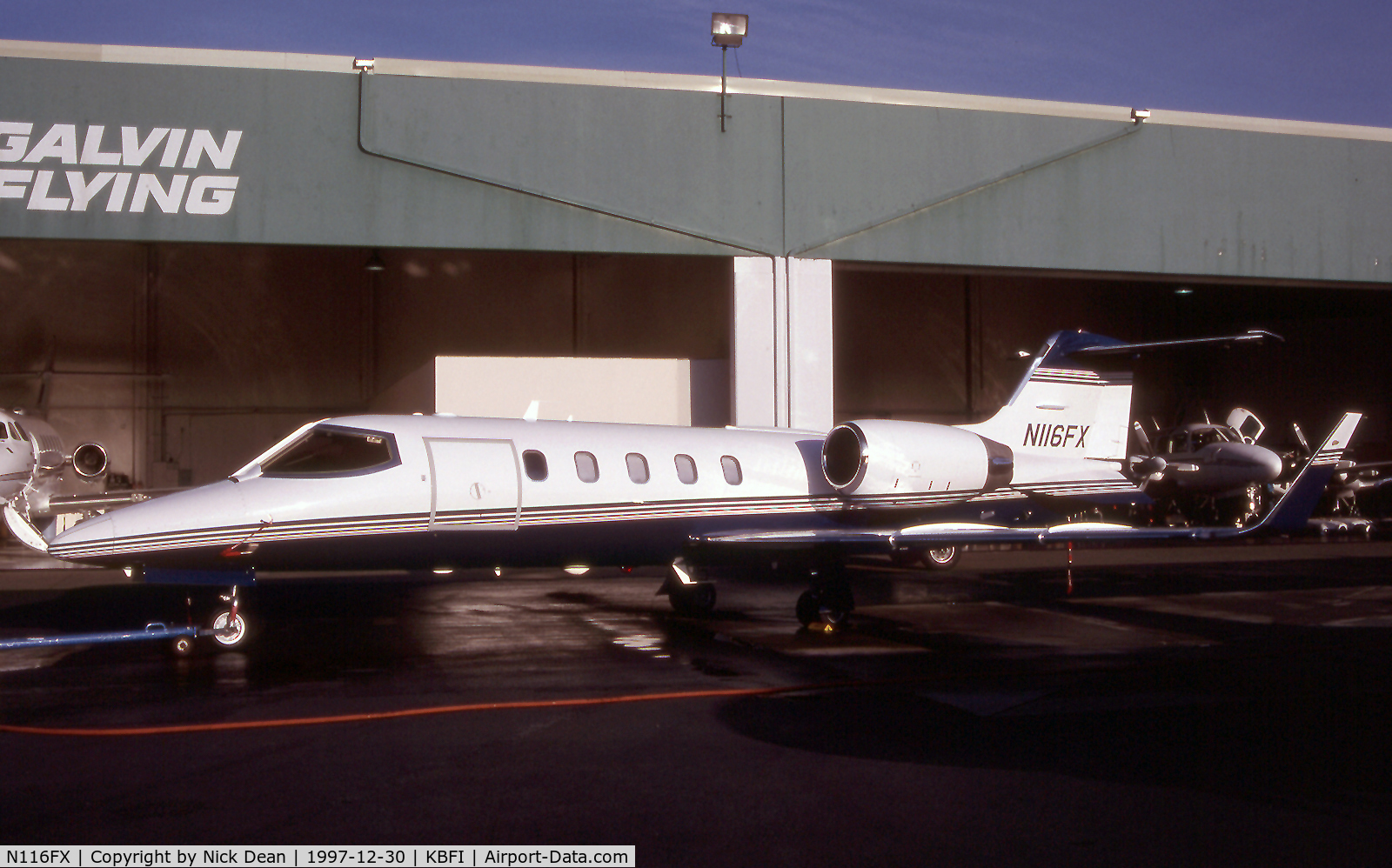 N116FX, 1997 Learjet 31A C/N 31A-132, KBFI
