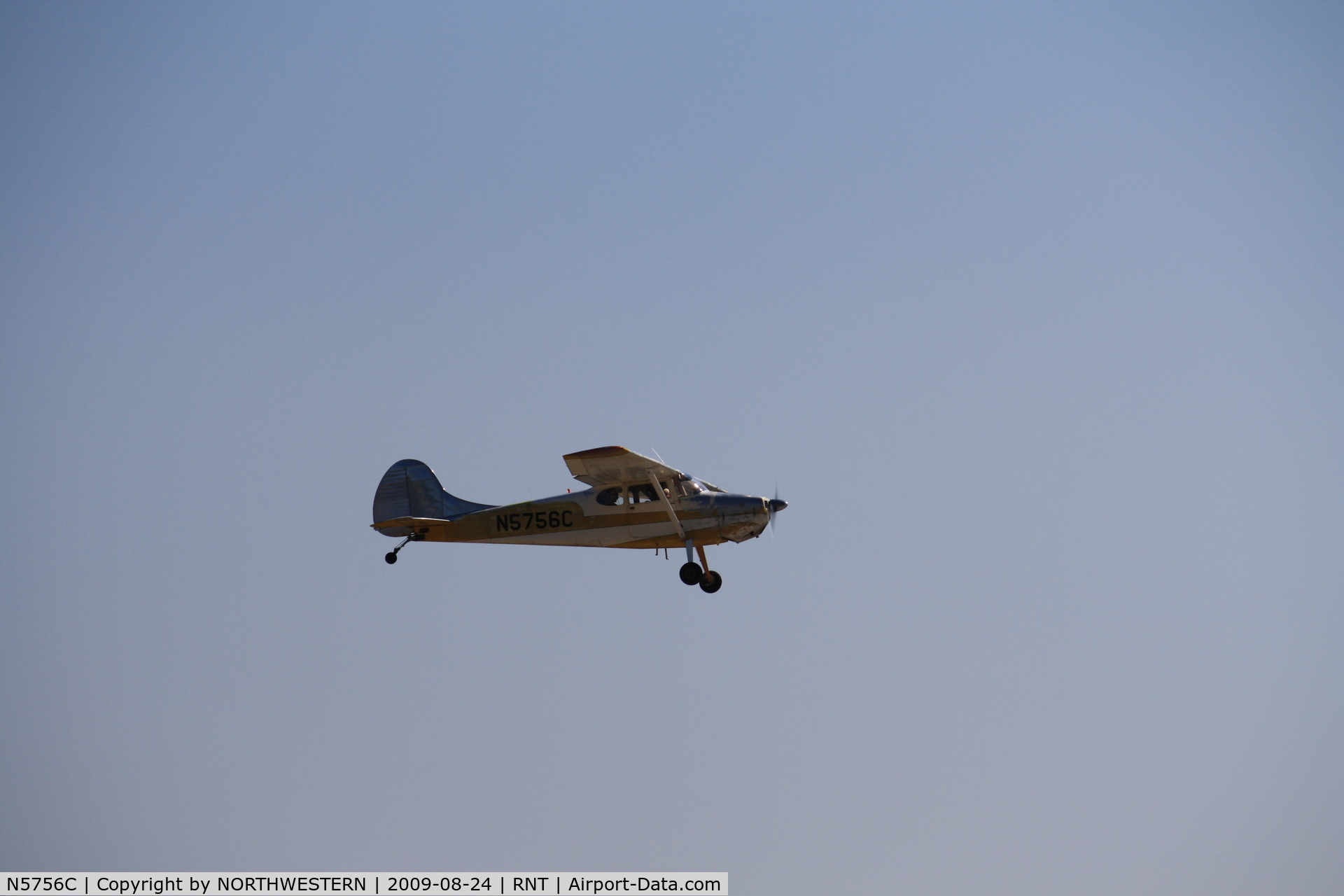 N5756C, 1950 Cessna 170A C/N 19710, RENTON FIELD