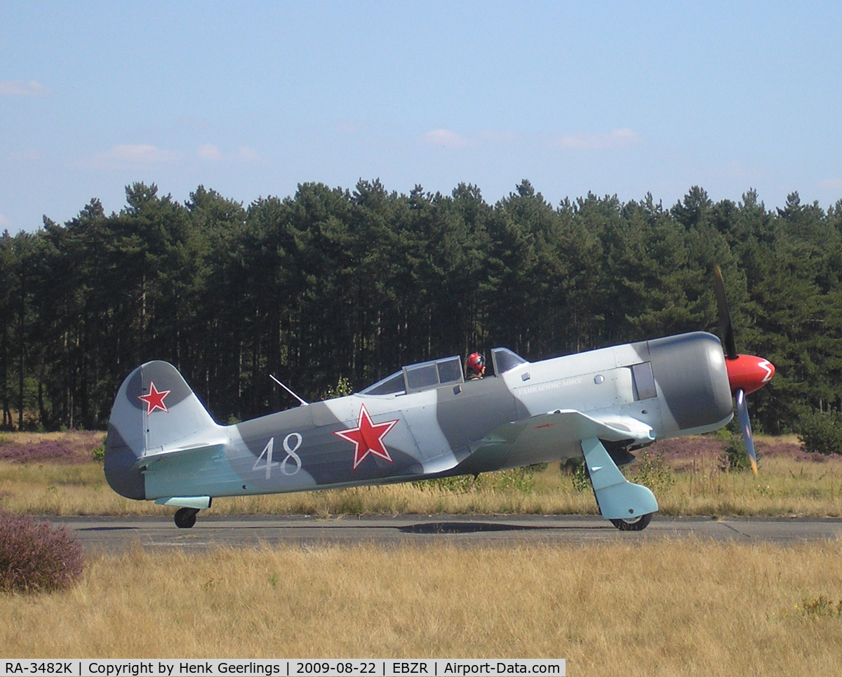 RA-3482K, Yakovlev Yak-3UA C/N 003, Fly In Malle Airport , 22 Aug 2009