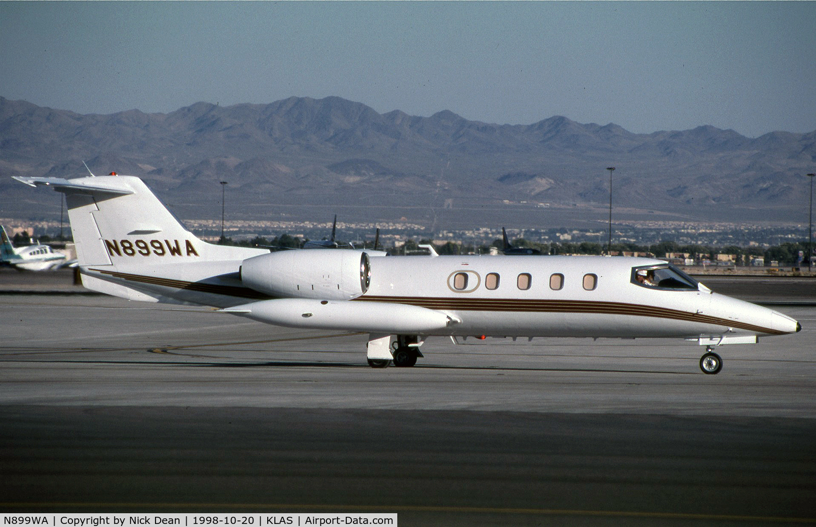 N899WA, 1976 Gates Learjet 35 C/N 35-049, KLAS