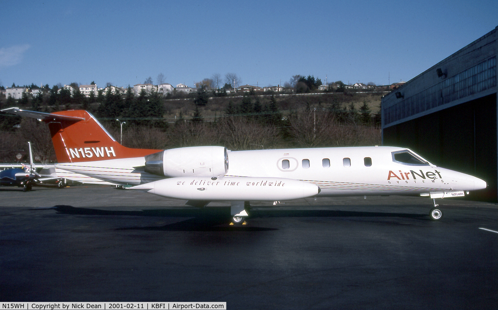 N15WH, 1976 Gates Learjet 35A C/N 085, KBFI
