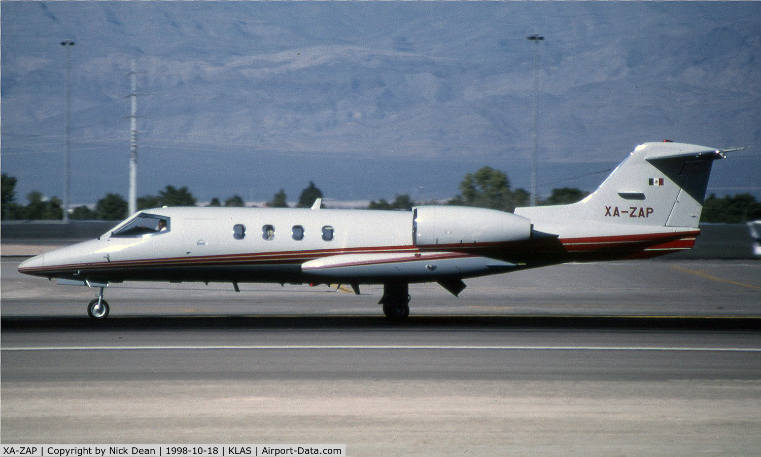 XA-ZAP, 1977 Gates Learjet 35A C/N 35A-129, KLAS