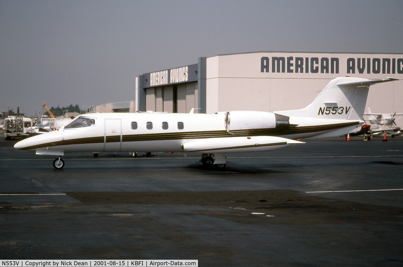 N553V, 1977 Gates Learjet 35A C/N 35A-141, KBFI