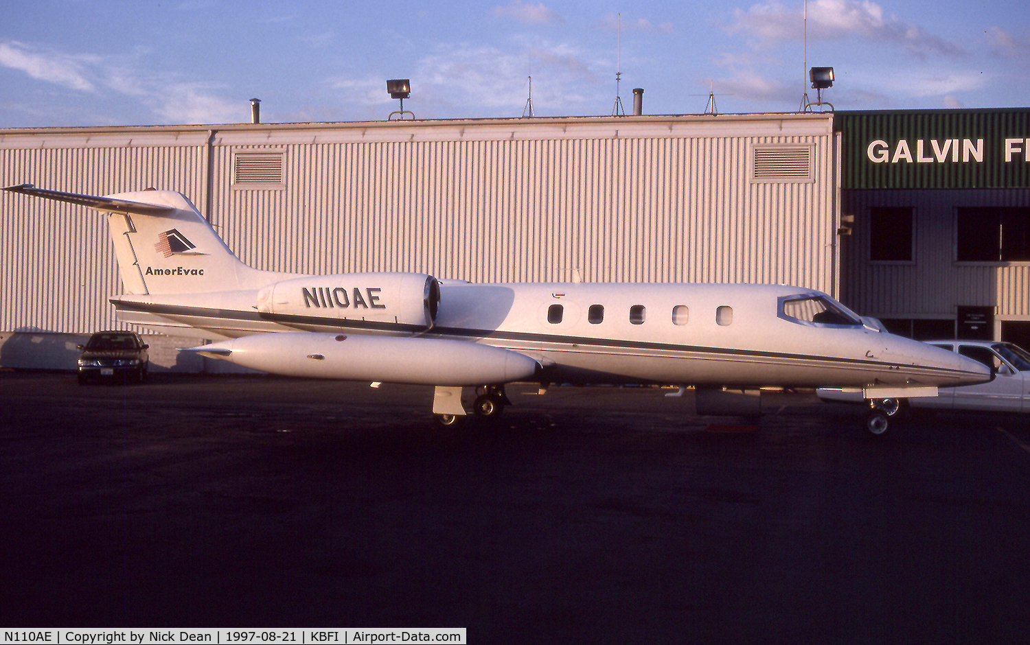 N110AE, 1978 Learjet 35A C/N 35A-155, KBFI