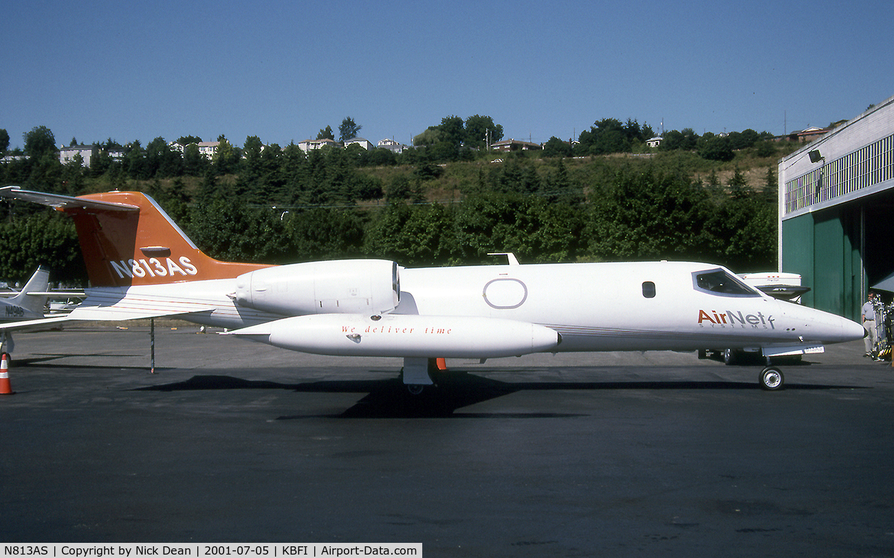 N813AS, 1978 Gates Learjet Corp. 35A C/N 167, KBFI