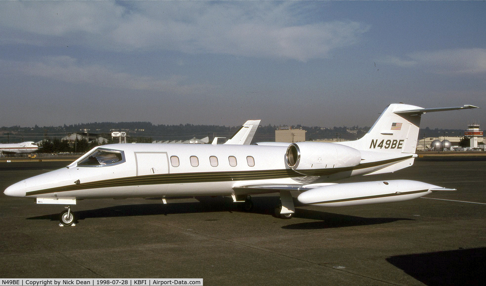 N49BE, 1978 Gates Learjet Corp. 35A C/N 192, KBFI