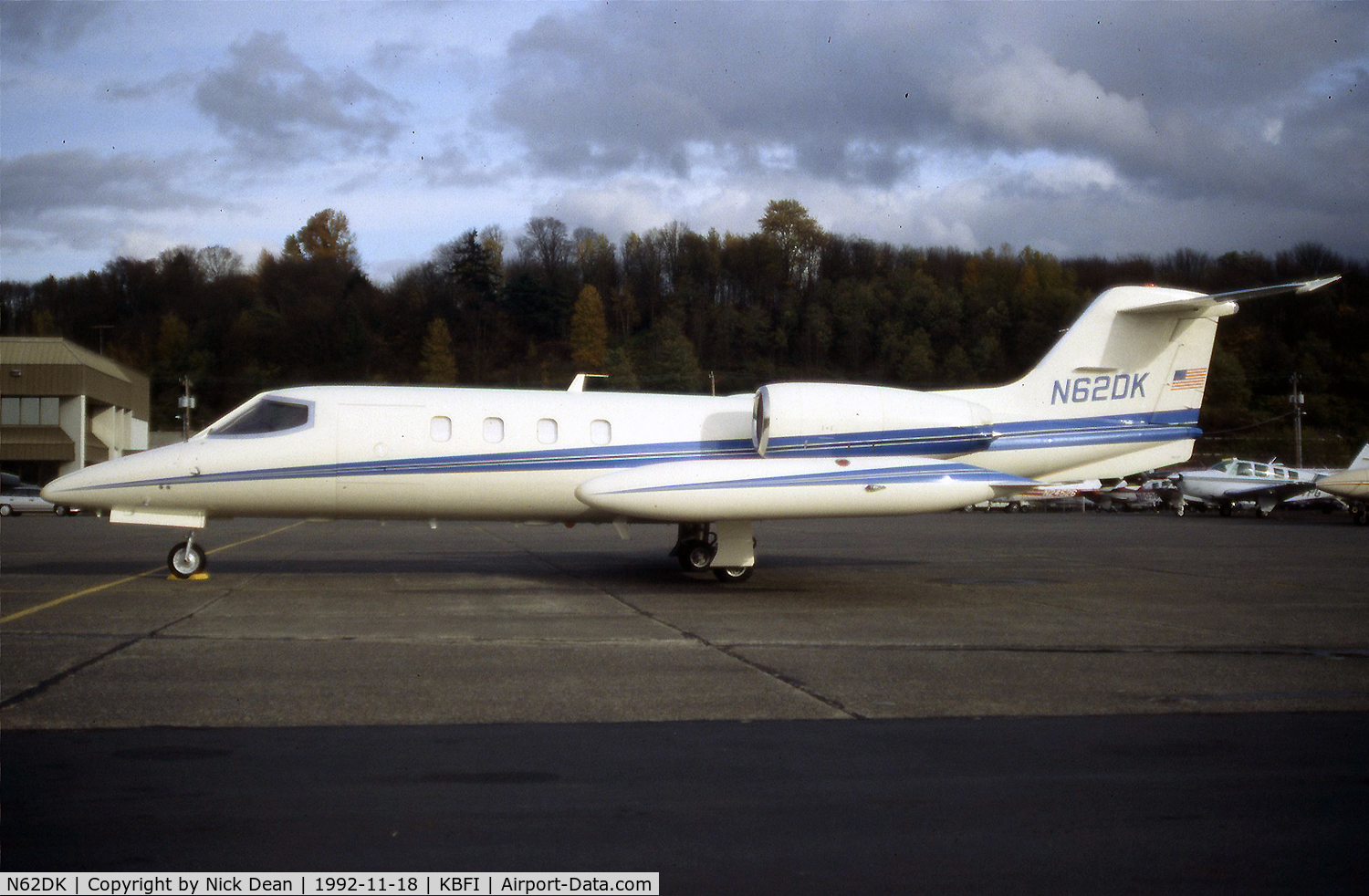 N62DK, Gates Learjet Corp. 35A C/N 231, KBFI