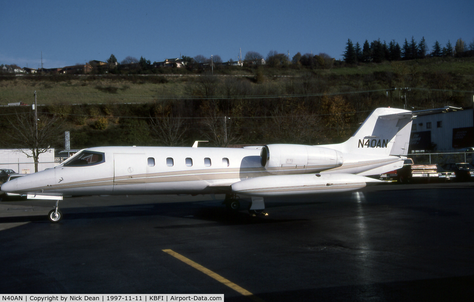 N40AN, 1979 Learjet Inc 35A C/N 271, KBFI