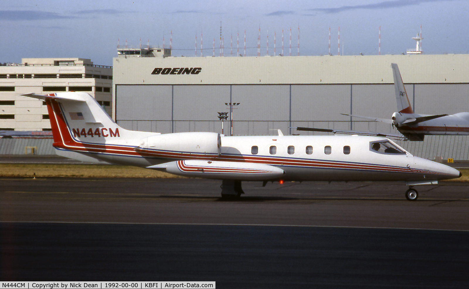 N444CM, 1980 Learjet 35A C/N 35A-282, KBFI