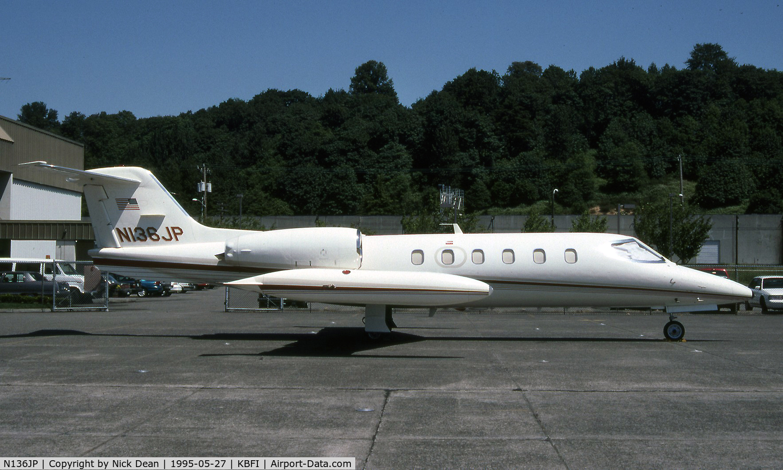 N136JP, Gates Learjet 35A C/N 35A-359, KBFI