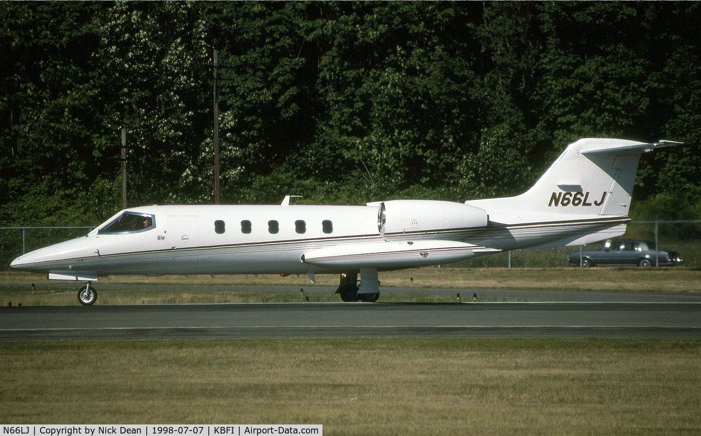 N66LJ, 1981 Learjet 35A C/N 35A-401, KBFI