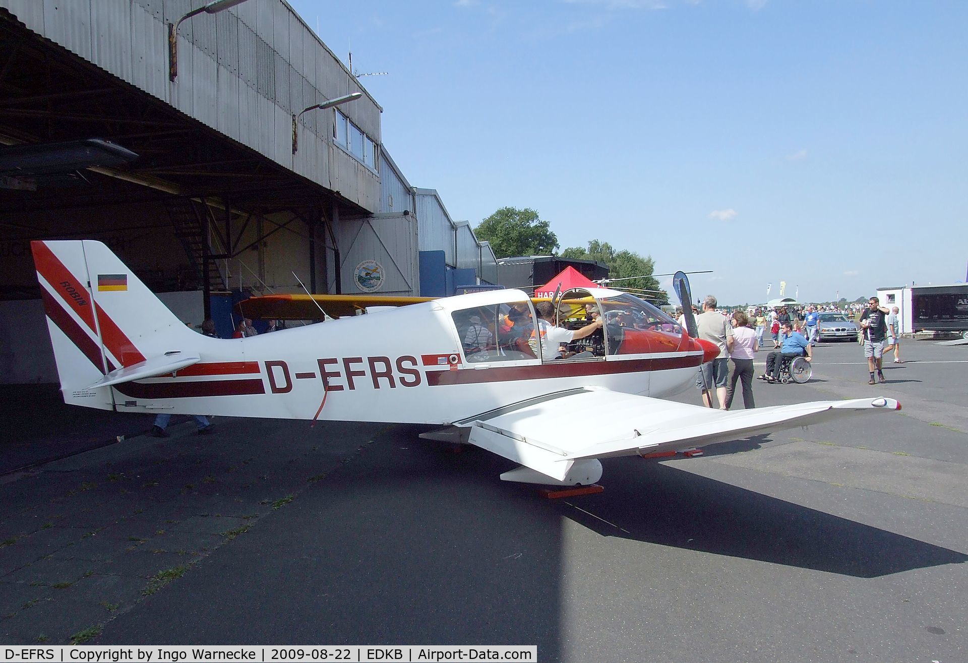 D-EFRS, Robin DR-400-120D Dauphin C/N 1714, Robin DR.400/120D Dauphin at the Bonn-Hangelar centennial jubilee airshow