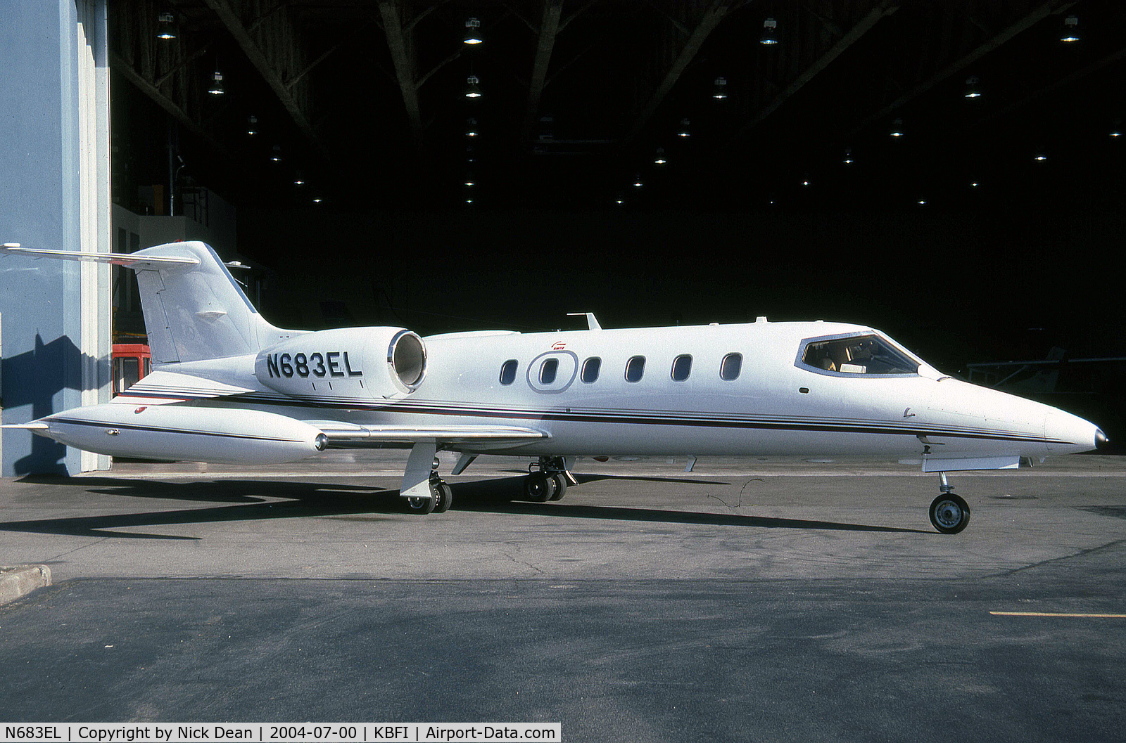 N683EL, 1987 Learjet 35A C/N 35A-614, KBFI