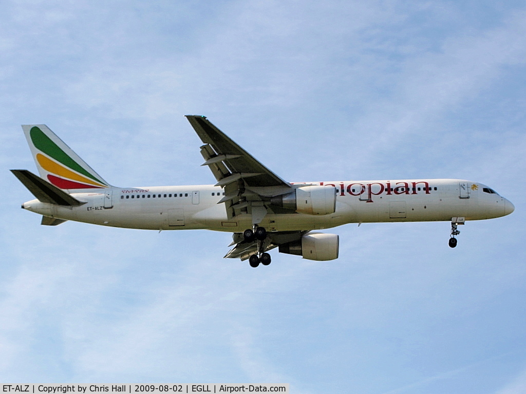 ET-ALZ, 1999 Boeing 757-231 C/N 30319, Ethiopian Airlines Boeing 757-231