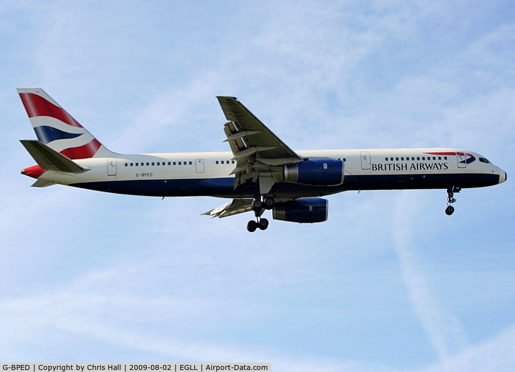 G-BPED, 1991 Boeing 757-236ET C/N 25059, British Airways