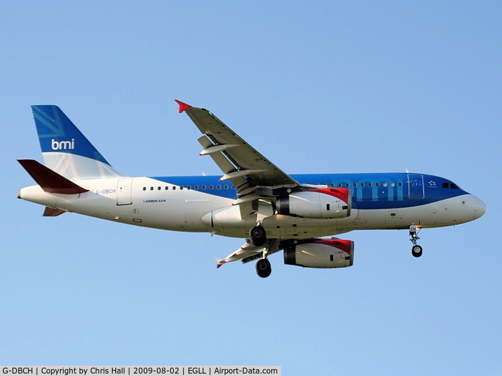 G-DBCH, 2006 Airbus A319-131 C/N 2697, BMI