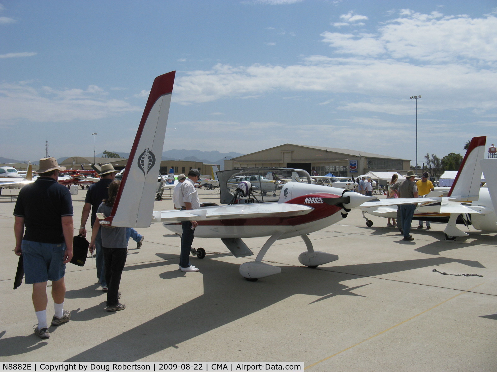 N8882E, 2008 Rutan Long-EZ C/N 001 (N8882E), 2008 Randall RED DEVIL canard , Lycoming O-320-E2D 150 Hp, pusher prop