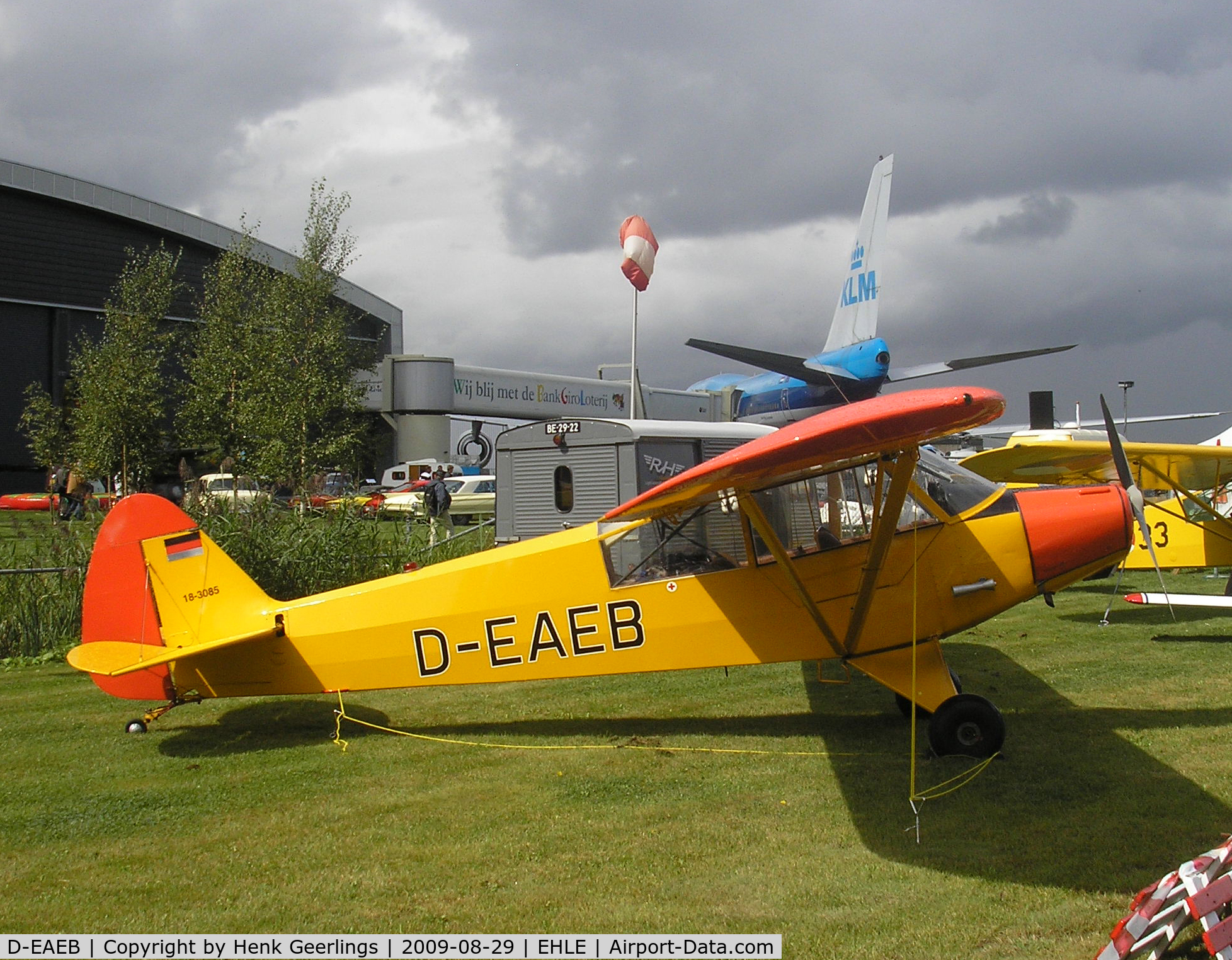 D-EAEB, 1971 Piper PA-18-95 Super Cub Super Cub C/N 18-3085, Fly In,  Aviodrome Aviation Museum - Lelystad Airport
