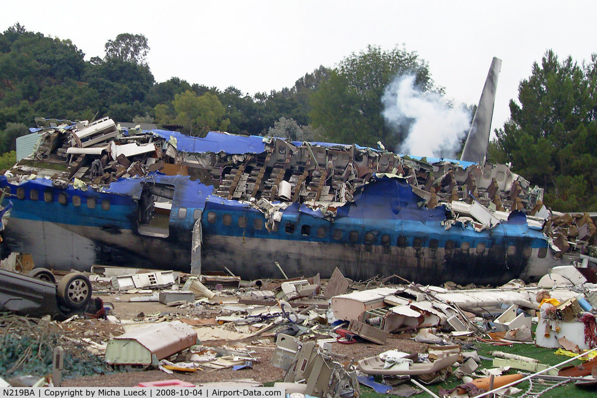 N219BA, 1980 Boeing 747SR-81 C/N 22293, This is ex-ANA JA8147. It was used to create a crash scene for the movie 