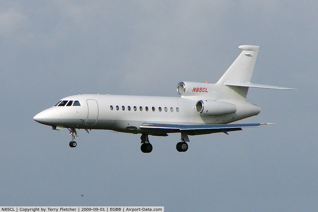 N85CL, 2006 Dassault Falcon 900EX C/N 167, This Falcon belongs to the American Owner of Aston Villa Soccer team