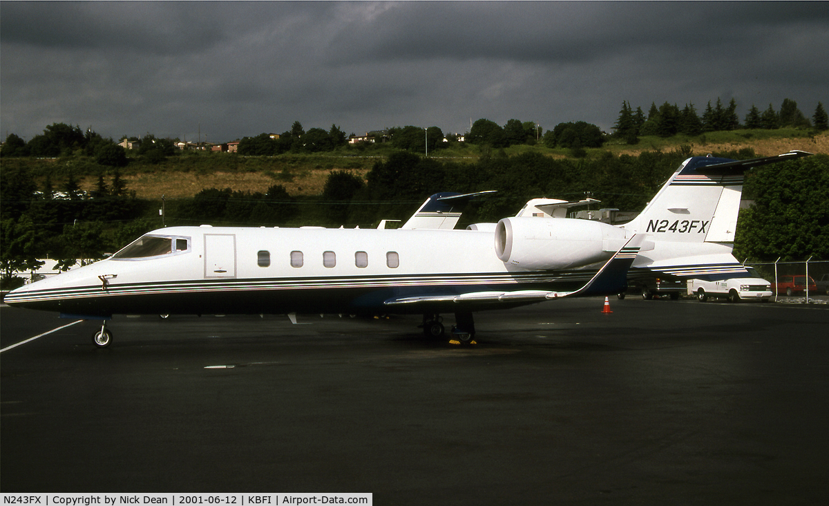 N243FX, 1999 Learjet 60 C/N 60-175, KBFI