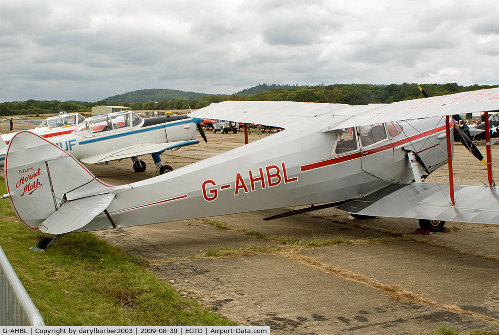 G-AHBL, 1936 De Havilland DH.87B Hornet Moth C/N 8135, Dunsfold W&W 2009