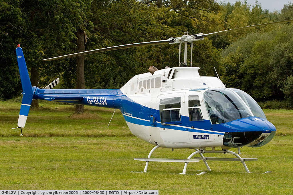 G-BLGV, 1973 Bell 206B JetRanger II C/N 982, Dunsfold W&W 2009