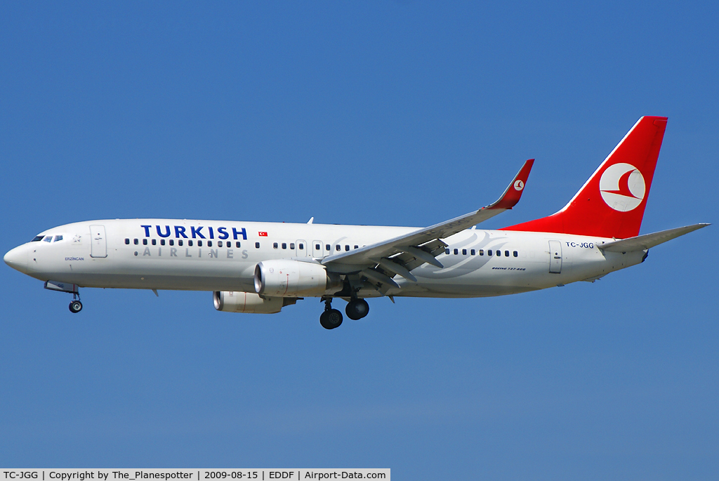 TC-JGG, 2005 Boeing 737-8F2 C/N 34405, One of the few Winglet Jets that Turkish got in their Fleet.