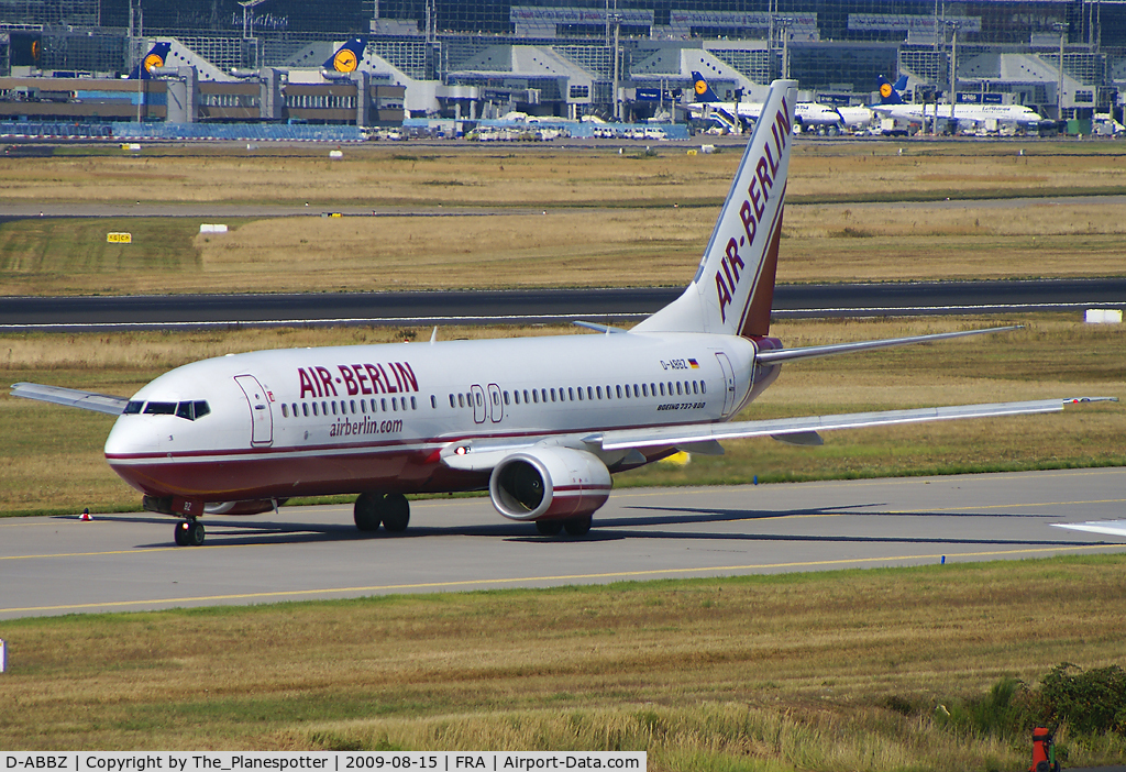 D-ABBZ, 2001 Boeing 737-85F C/N 30478, Another Old Coloured AB Aircraft.