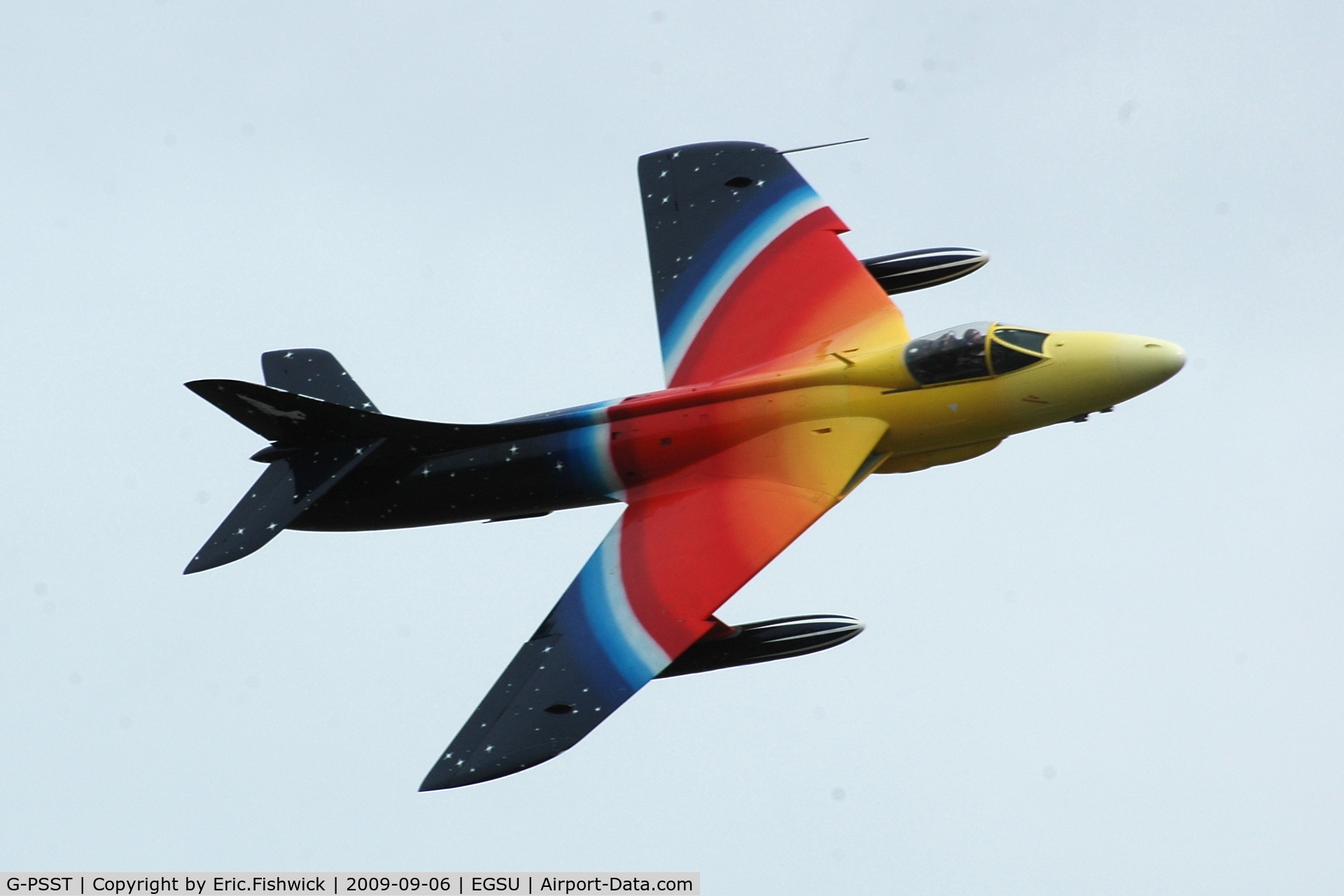 G-PSST, 1959 Hawker Hunter F.58A C/N HABL-003115, 4. Miss Demeanour  at The Duxford Air Show Sep 09