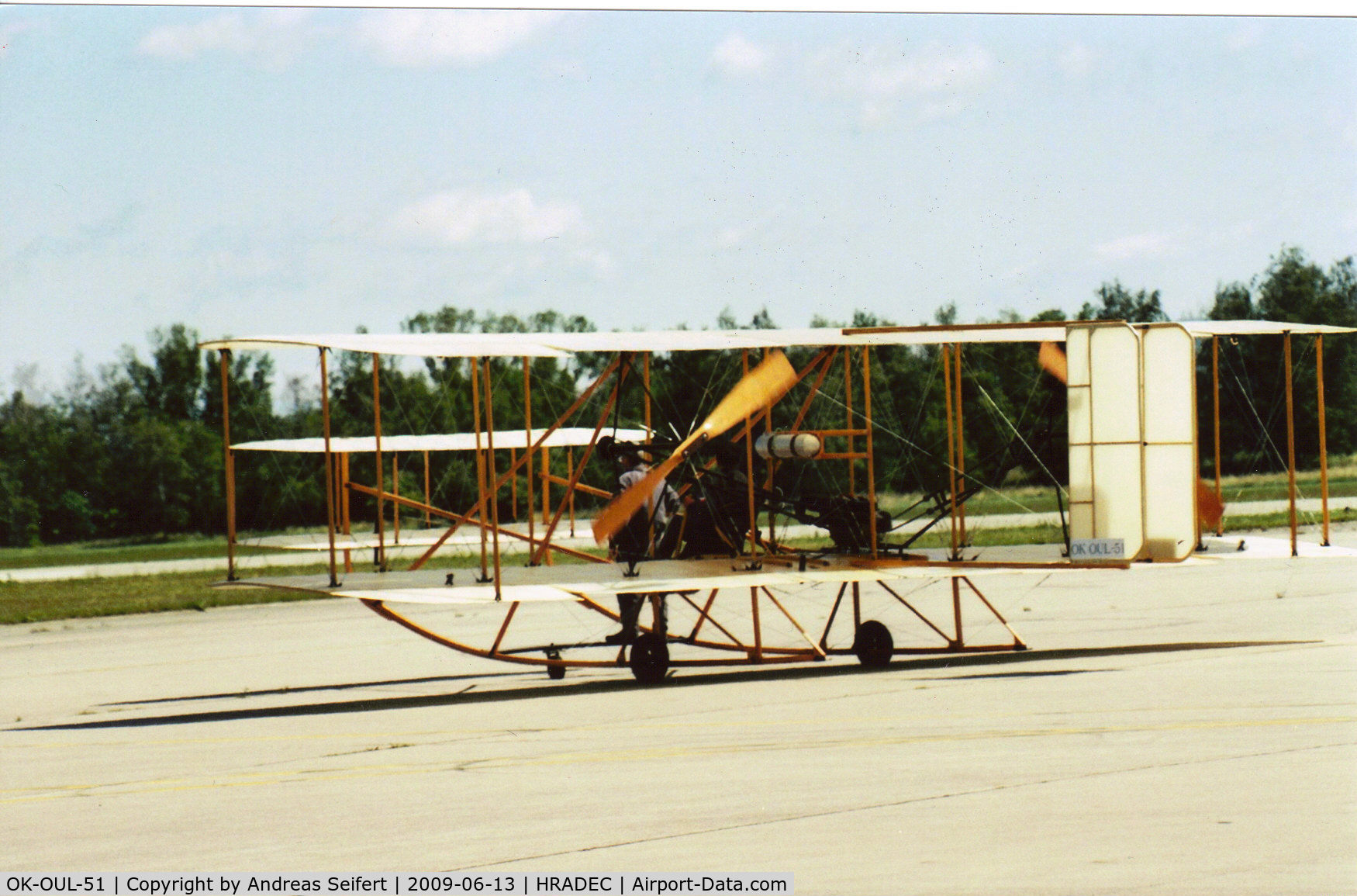 OK-OUL-51, Wright Flyer III Replica C/N Not found OK-OUL-51, Hradec Kralove 13.6.2009